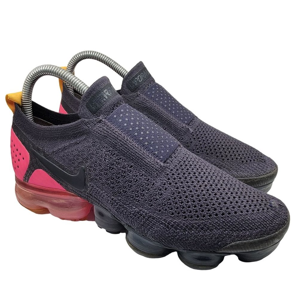 Nike Air Vapormax Moc 2 Womens Size 7 Pink Blast Gridiron Laser - AJ6599-001